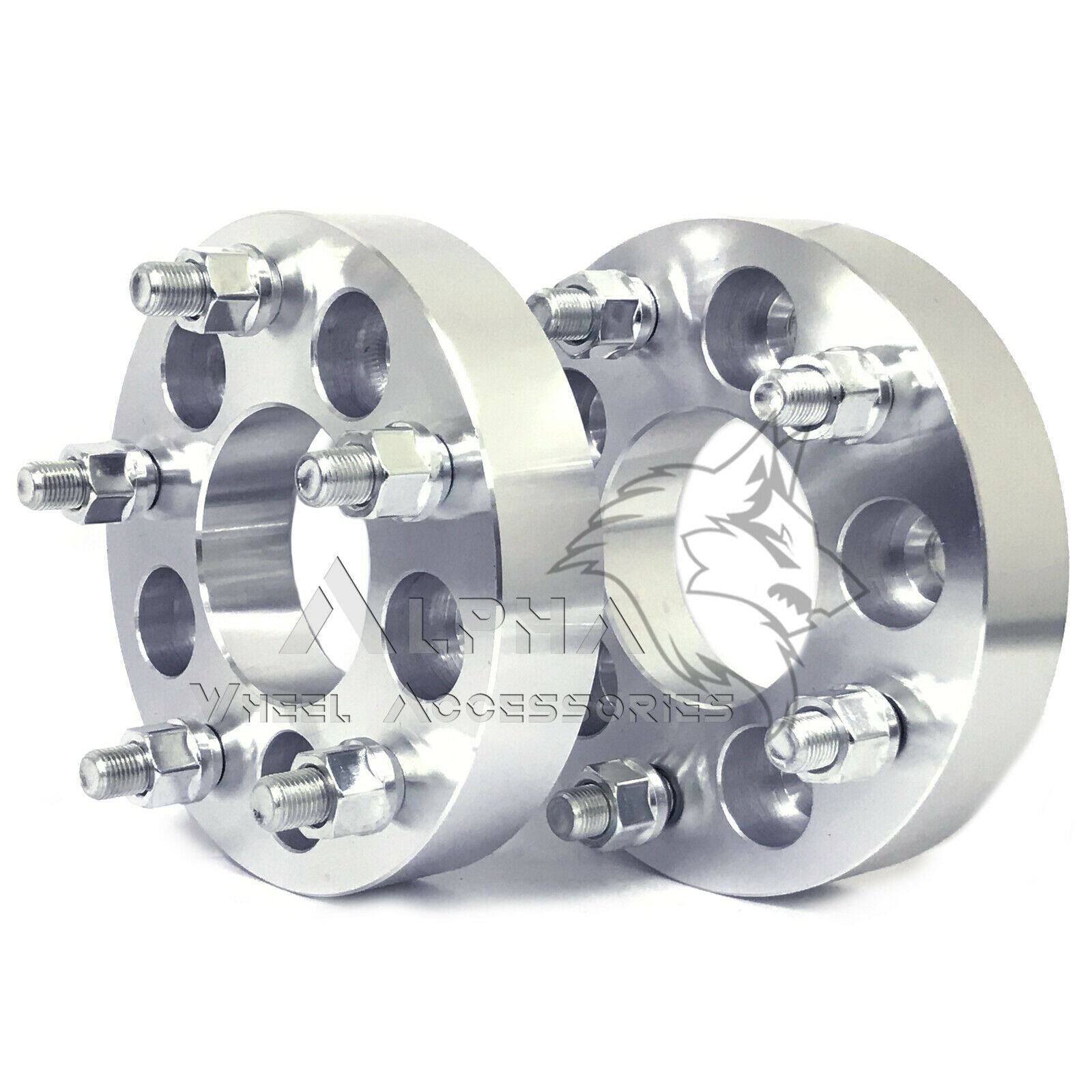 4 Wheel Spacers Adapters 5x5 To 5x4.5 1.5 - 5x127 To 5x114.3 - Jeep 1/2  Stud